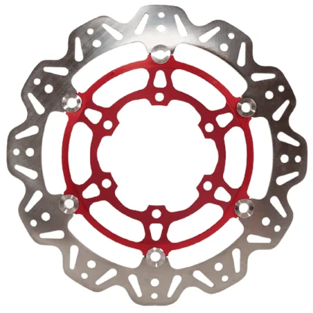 Disco de freno VEE EBC rojo