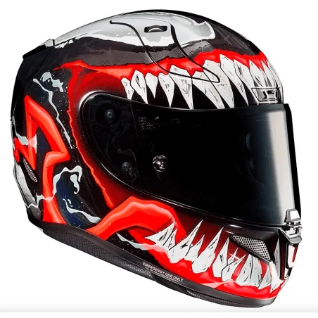 CASCO HJC RPHA 11 VENOM 2 MARVEL MC-1