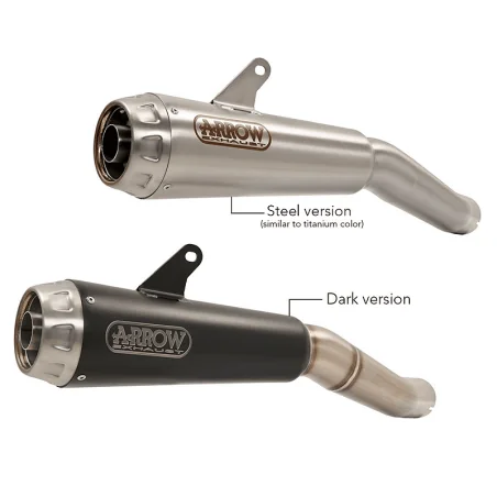 SILENTEUR ARROW RACE PRO DUNKELSTAHL YAMAHA R1 17-21 71608PRN