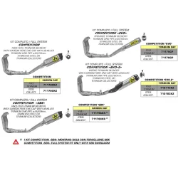 KOMPLETTE ARROW WETTBEWERB EVO EDELSTAHL TITAN YAMAHA R1 17-21 2