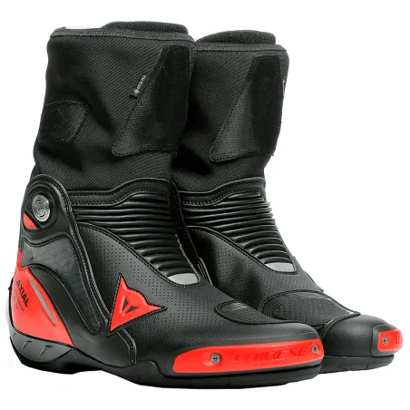 DAINESE AXIALE GORE-TEX STIEFEL SCHWARZ / ROT LAVA