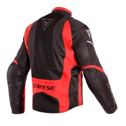 CHAQUETA DAINESE SAURIS D-DRY NEGRO-ROJO TOUR- GRIS CLARO 2
