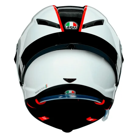 CASCO AGV PISTA GP RR SCUDERIA CARBON BLANCO-ROJO