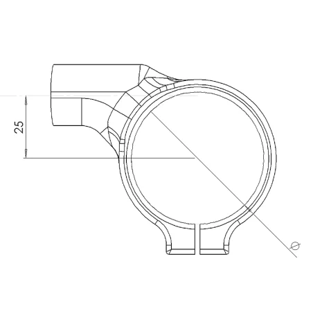 Bremspumpe accossato 19X20 CY023