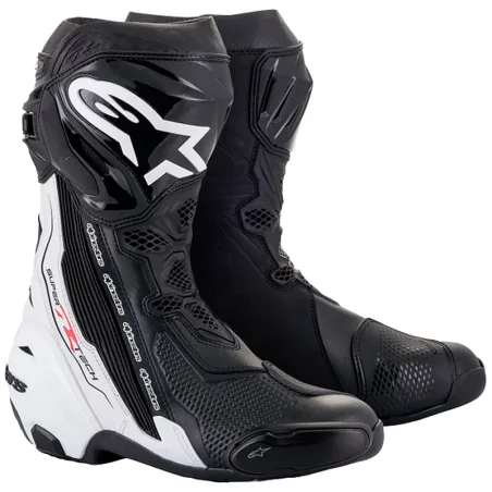 STIEFEL ALPINESTARS SUPERTECH-R SCHWARZ / WEISS
