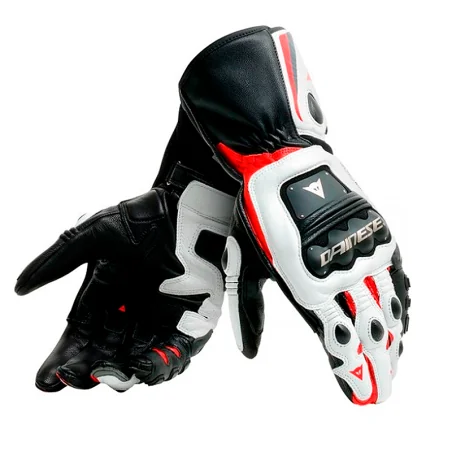 DAINESE STEEL-PRO HANDSCHUHE SCHWARZ / WEISS / ROT