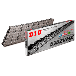 Cadena de transmisión DID ZVMX 530 Super Reforzada Dorado