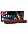 Cadena de transmisión RK GXW 520 Reforzada Roja