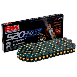 Cadena de transmisión RK GXW 520 Reforzada Negra