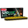 Cadena de transmisión RK XSO 520 Amarilla
