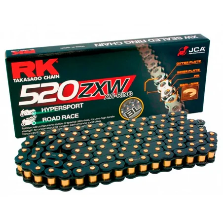 Cadena de transmisión RK ZXW 520 Negra