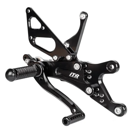 ESTRIBERAS MULTIREGULABLES - YAMAHA R1 2004-06 - NEGRO