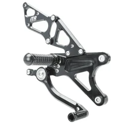 MEHRFACH VERSTELLBARE FUSSRASTEN - YAMAHA R1 2009-2014 SCHWARZ IT2002N