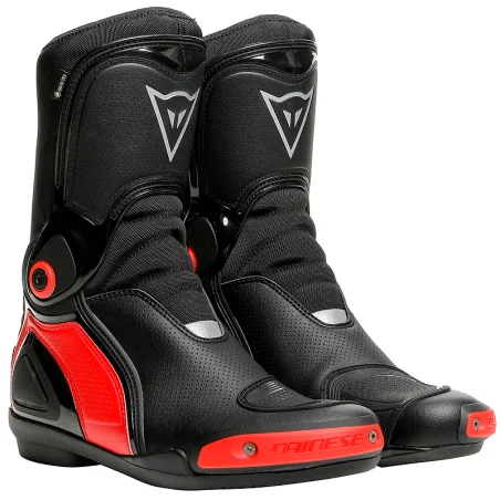 copy of DAINESE AXIALE D1 STIEFEL SCHWARZ / WEISS / FLUO-ROT
