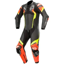 MONO ALPINESTARS ATEM V4 PROFESSIONAL BLACK / RED FLUO / YELLOW FLUO