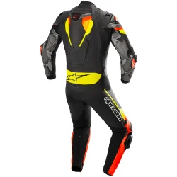 MONO ALPINESTARS ATEM V4 PROFESSIONAL BLACK / RED FLUO / YELLOW FLUO 2