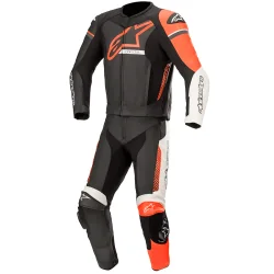 MONO ALPINESTARS GP FORCE V2 PHANTOM BLACK / WHITE / RED FLUO