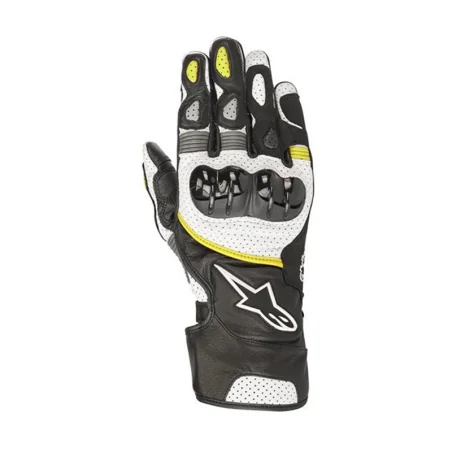 Guantes ALPINESTARS SP-2 V2 Negro Blanco y Amarillo