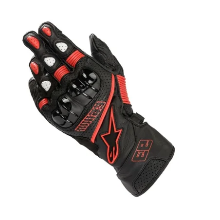 GUANTES ALPINESTARS TWIN RING NEGRO / ROJO