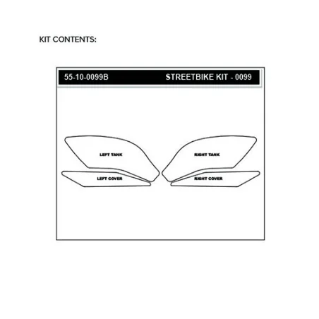STOMPGRIP Dekorkit YAMAHA YZF-R1 / M 2015-2022 REF 55-10-0099