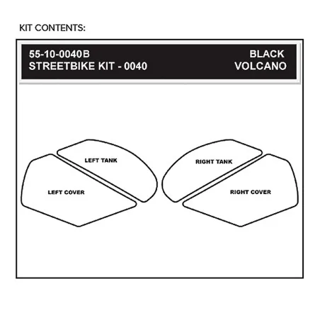STOMPGRIP Aufkleber-Kit KAWASAKI ZX-10R / RR 2011-2022