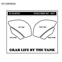 STOMPGRIP Kit de adhesivos KAWASAKI ZX-6R 2009-2023 2