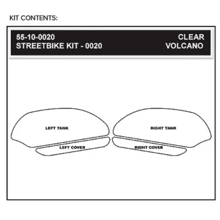STOMPGRIP Kit de adhesivos HONDA CBR 600 RR 2007-2012