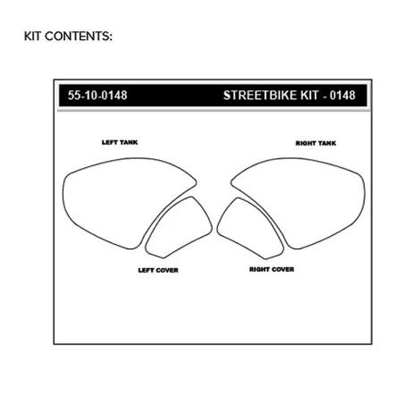 STOMPGRIP Aufkleber-Kit DUCATI PANIGALE V4 / S / R 2018-2021