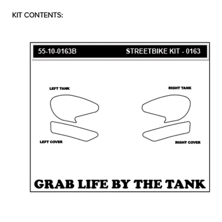 STOMPGRIP Aufkleber-Kit YAMAHA YZF-R3 2019-2020