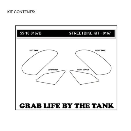 STOMPGRIP Aufkleber-Kit HONDA CBR 500 R 2019-2020 / CB500 F 2019-2020