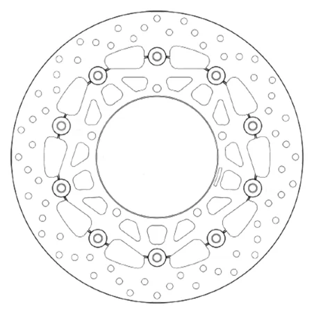 Brembo Scheibe ORO Serie 78B40860 YAMAHA R6 05-16 / R1 07-14