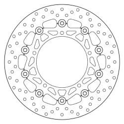 Discos Brembo serie ORO 78B40831YAMAHA R6 / MT 09 2