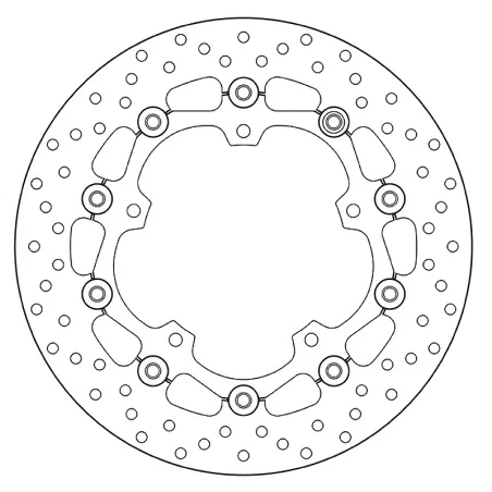 Discos Brembo serie ORO 78B40849 YAMAHA R3 15-16