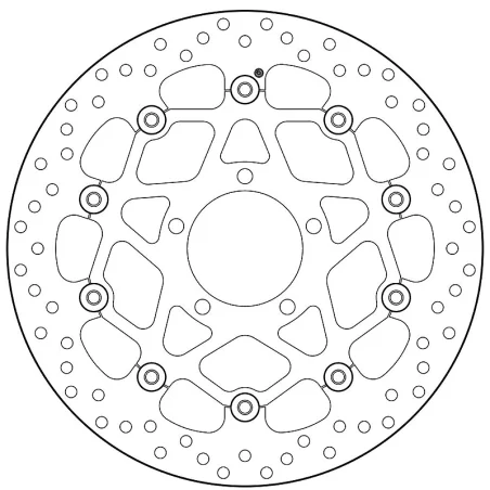 Discos Brembo serie ORO 78B40861KAWASAKI Zx10 08-15