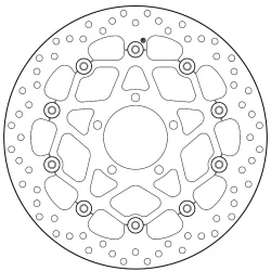 Brembo Scheibe ORO Serie DUCATI 899 / 959 / 848 / 749 PANIGALE 2