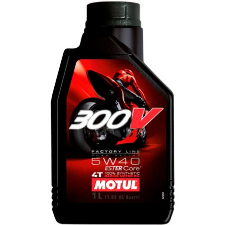 Aceite Motul 300V 5W40 FL Road Racing 1L