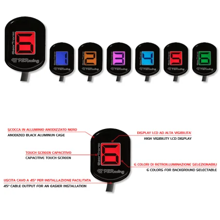 Indicador universal de Marchas GEARTRONIC PZ RACING