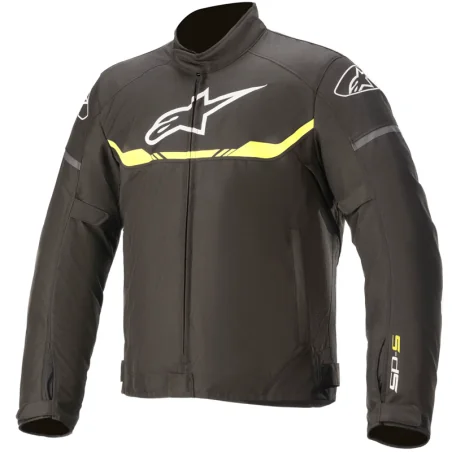 CHAQUETA ALPINESTARS T-SPS WATERPROOF BLACK / YELLOW FLUO
