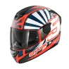 CASCO SHARK D-SKWAL 2 REPLICA ZARCO ORANGE / WHITE / BLUE