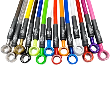 Latiguillos metálicos traseros HEL PERFORMANCE Sin ABS / Eliminar ABS