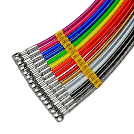 Latiguillos metálicos traseros HEL PERFORMANCE Sin ABS / Eliminar ABS