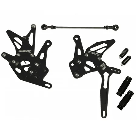 ACCOSSATO Estriberas para YAMAHA YZF-R6 2017-2021 ref: FT107