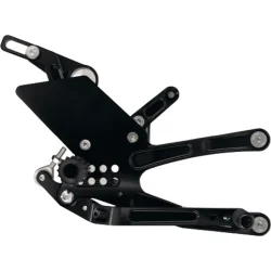 MEHRFACH EINSTELLBARE FUSSRASTEN YAMAHA R1 2015-22 - SCHWARZ 2