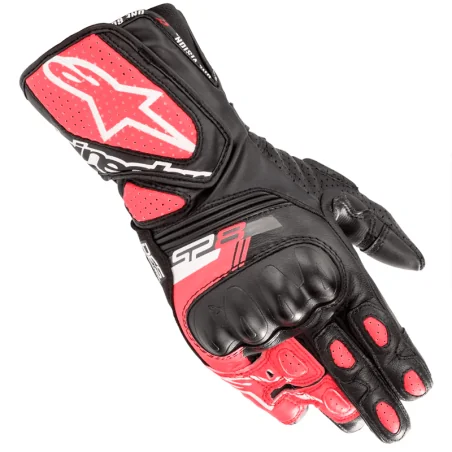 GUANTES ALPINESTARS STELLA SP-8 V3 MUJER BLACK / WHITE / DIVA PINK