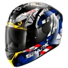 CASCO SHARK D-SKWAL 2 REPLICA OLIVEIRA FALCAO BLACK / BLUE / RED