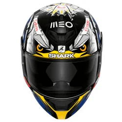 CASCO SHARK D-SKWAL 2 REPLICA OLIVEIRA FALCAO BLACK / BLUE / RED 2