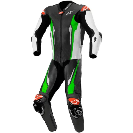 MONO ALPINESTARS RACING ABSOLUTE PROFESSIONAL FOR TECH-AIR BLACK / WHITE / GREEN FLUO