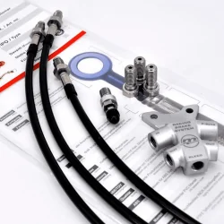 MELOTTI Kit de Latiguillos de Frenos de Competición para YAMAHA YZF-R1 2015-2021 REF: RBS.YA.315110