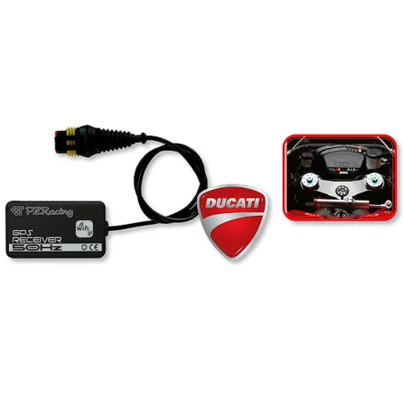 RECEPTOR WI-FI GPS PZ RACING P&P P-TRONIC para DUCATI PANIGALE 899 / 959 / 1199 / 1299