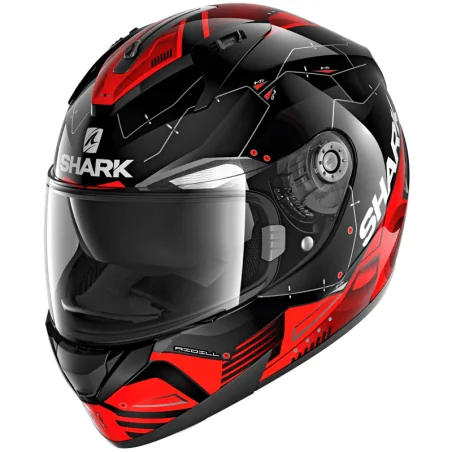 CASCO SHARK RIDILL 1.2 MECCA BLACK / RED / SILVER